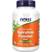 Now Spirulina Organic poeder (113 Gram) - kruiden-en-planten, spirulina - spirulina - spirulina