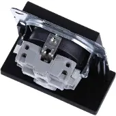 Gira Systeem 55 WCD RA 1V inbouw mat zwart 4466005