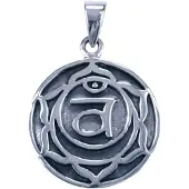 MOOYE ® - Collectie Zilveren Chakra Heiligbeen ketting hanger