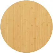 vidaXL Tafelblad Ø 80x2,5 cm bamboe