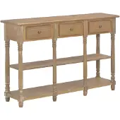 vidaXL Wandtafel 110x30x76 cm bewerkt hout