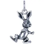 MOOYE ® - Collectie Zilveren Konijn ketting hanger