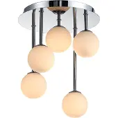 LINDBY Plafondlamp , Chrissy, dimbare, Metallic, Woonkamer, Metaal, Modern