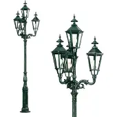 Ks Verlichting Nostalgische Lantaarn Brussel 4 Lichts Groen