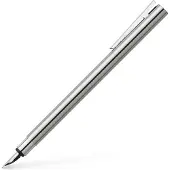 Faber-Castell vulpen - NEO Slim - glanzend RVS - B - FC-342003
