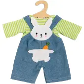 Heless Pu-Latzhose Ringelshirt Bunny Lou, 28-35