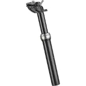 Kind Shock Dropzone External Passage Telescopische Zadelpen Zwart (Zonder Controle) || Maat: 30.9 x 300 x 75