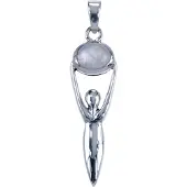 MOOYE ® - Collectie Zilveren Gaia met schelp ketting hanger