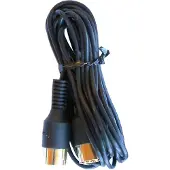 Cavus 8-pins DIN Powerlink PL4 kabel voor B&O / zwart - 1,8 meter