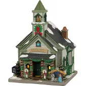 Lemax Balsam Glen Church battery operated Led Kerst