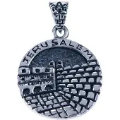 MOOYE ® - Collectie Zilveren Klaagmuur - Westmuur jeruzalem ketting hanger