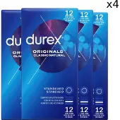 Durex Condooms Classic Natural 12st x4