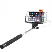 Peachy Selfie stick met Audiokabel knopje monopod