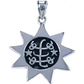 MOOYE ® - Collectie Zilveren Ringsteen ketting hanger