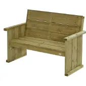 Talen Buitenmeubelen Bank Lisse 127 cm
