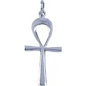 MOOYE ® - Collectie Zilveren Ankh ketting hanger - middel