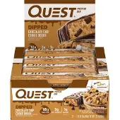 Quest Nutrition Quest Bars Dipped 12repen Choco Chip Cookie Dough