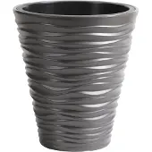 Prosperplast Bloempot Buiten Rond Sand 30cm STEENGRIJS Prosperplast