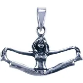 MOOYE ® - Collectie Zilveren Yoga ketting hanger - gespreid