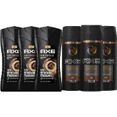 Axe Dark Temptation 3x Deo 150ml & 3x Douchegel 250ml MIX