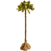 vidaXL Kunstpalmboom met LED's 120 cm