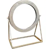 MD Interior make-up spiegel messing 36x29cm