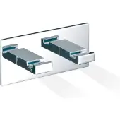 DECOR WALTHER Haakje Brick Dubbel Chrome