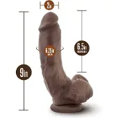 Blush Novelties Blush Coverboy Mechanic Chocolate Realistische dildo - Bruin - 22.5 cm