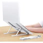 Peachy Opvouwbare Laptopstandaard verstelbaar in 7 standen Laptophouder - Wit