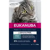 Eukanuba Kattenvoer Droog Adult Graanvrij Zalm 10 kg