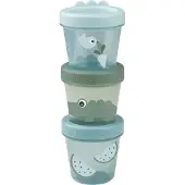 Done by Deer Croco lunchbox 3-pack Green