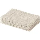 Yumeko Washandje Katoen 15x22 Beige - Eco, Bio & Fairtrade
