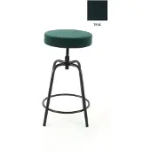 Workliving Barkruk Laag Rond - Velvet Earth Teal