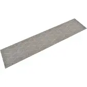 vidaXL Keukenmat wasbaar geruit 60x300 cm fluweel