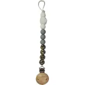Chewies & more Silicone Speenkoord Leopard/Gray/White 0m+