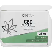 Renova CBD capsules 15% - 25mg CBD - cannabidiol - hennep - THC-vrij