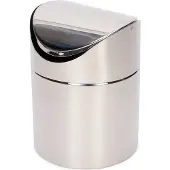 Blokker Badkamer Prullenbak - 1,5 Liter - RVS
