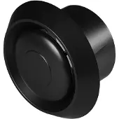 Awenta Afzuigventiel 125 mm - Toe- en afvoer - Regelbaar luchtventiel - Zwart