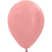 Sempertex Ballonnen 30 cm Metallic Rose goud| Trendy feestversiering
