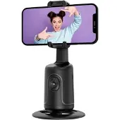 ABC-led Telefoonhouder met facetracking - Oplaadbaar - 360 graden