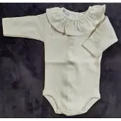 Babidu Romper 1117 creme, ruchekraag