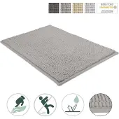 Elegance Beautissu Beaumare WR – Badmat Antislip 80x50cm – Douchemat Badkamer Grijs