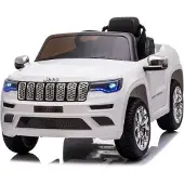 Jeep Grand Cherokee Wit | 12V Kinderauto