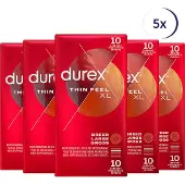 Durex Condooms Thin Feel XL 10st x 5