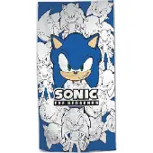 Sonic The Hedgehog handdoek/strandhanddoek / 70 x 140 cm