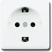 Aigostar Wandcontactdoos - Opbouw - 1-voudig - Randaarde - Wit