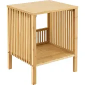 En.casa Nachtkast Varde 50x38,5x33 cm bamboe []