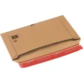Colompac Kartonnen enveloppen B5 Kleefstrip CP 015.02.020 Met opening aan de lange zijde Bruin 20 Stuks