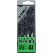 Tivoly Houtborenset - 4 tot 10mm - 5 delig