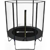 Viking Sports Trampoline - 183 cm - met veiligheidsnet - zwart
